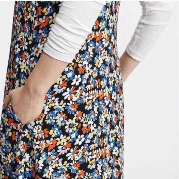 Rag & Bone Estell Floral Midi Dress with Pockets, XS - Picture 3 of 9